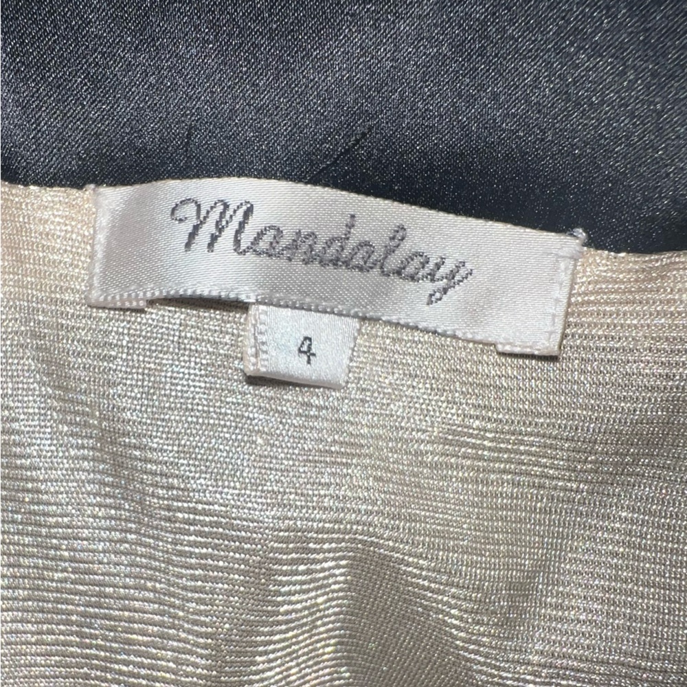 Mandalay Silk Skirt with Applique and Beadwork, Size 4 - Picture 9 of 16